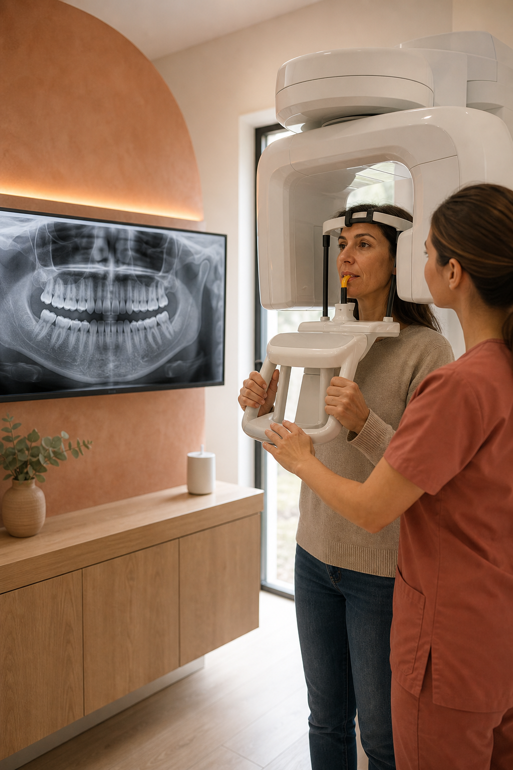 Ortopantomografía digital y radiografía panorámica dental